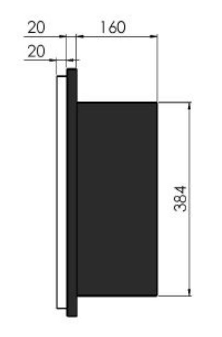 Chimenea A bioetanol frame 900