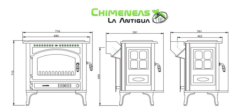ESTUFA DE HIERRO FUNDIDO MOD.LEVANTE